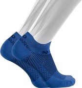 OS1st FS4 fasciitis plantaris compressie sneakersokken maat M (37.5-43) – blauw – hielspoor – vermoeide voeten – pijn onder de voetboog – hielpijn – ademend – vochtregulerend – verkoelend - naadloos – antibacterieel
