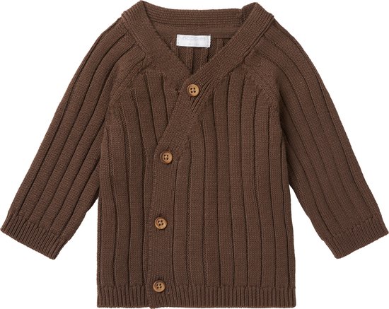 Noppies Unisex cardigan Tyrone long sleeve Unisex Vest Raindrum Maat 68 bol