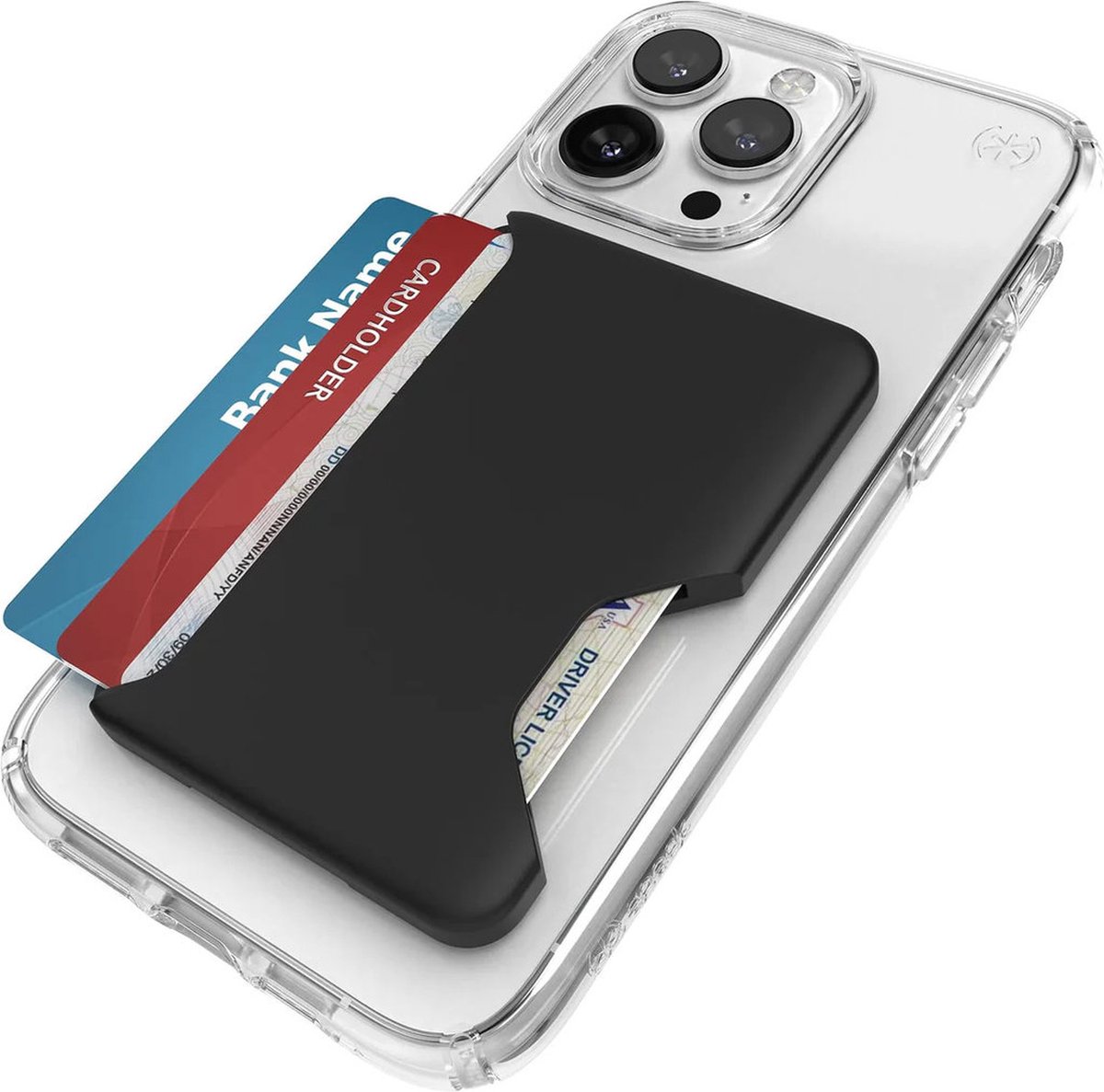 Speck ClickLock Wallet for MagSafe - Zwart