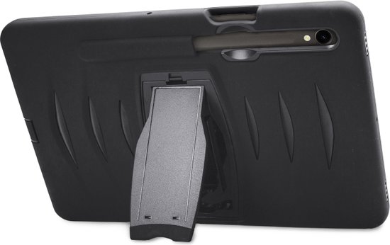 Xccess Housse de tablette adaptée au Samsung Galaxy Tab S9 FE Plus Hardcase Backcover | Xccess Survivant Essentiel | Coque de téléphone antichoc Galaxy Tab S9 FE Plus | Anti Choc + Standard - Zwart