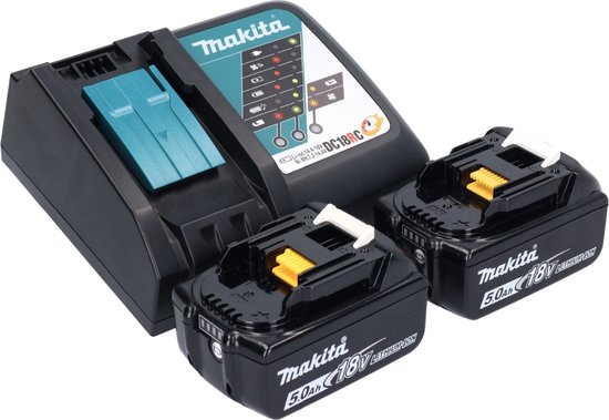 Makita DUC 101 RT accu takkenschaar 18 V 10 cm borstelloos + 2x accu 5,0 Ah + oplader van Makita — afbeelding 5
