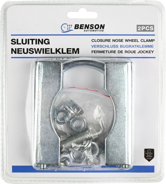 Benson Neuswielklem Ideaal voor Caravans Aanhangers of Boottrailers - 60 tm 70 mm - Aanhangwagen Klem van Benson — afbeelding 2