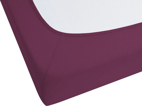 JANBU - Laken - Rouge - 180 x 200 cm - Katoen