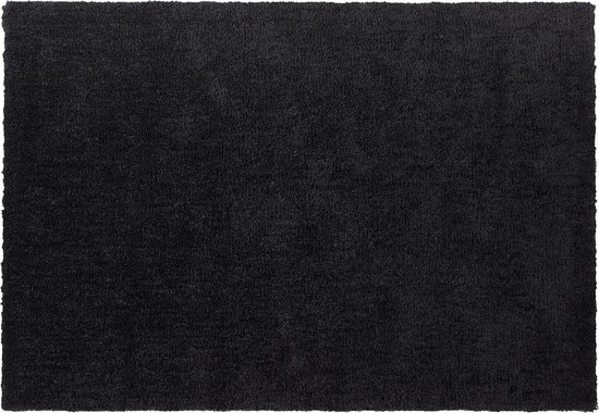 DEMRE - Shaggy vloerkleed - Zwart - 160 x 230 cm - Polyester
