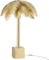 J-Line tafellamp Kokosbladeren - metaal - goud