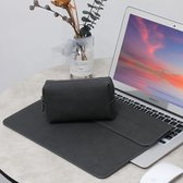 Housse élégante pour ordinateur portable 15-16 pouces avec fonction support pratique – Compatible avec MacBook Pro, Surface Laptop, Dell XPS, HP Pavilion – Gris sidéral