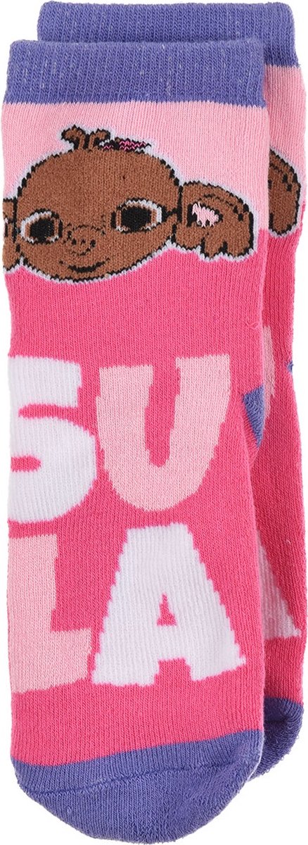 Bing Bunny - Bing Bunny anti slip Sokken - meisjes - roze - Maat 27/30