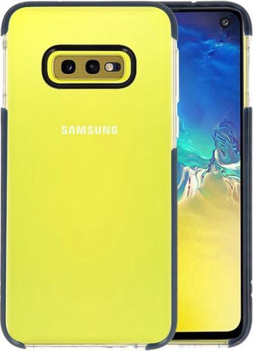 Armor TPU Hoesje voor Samsung Galaxy S10e Transparant / Zwart