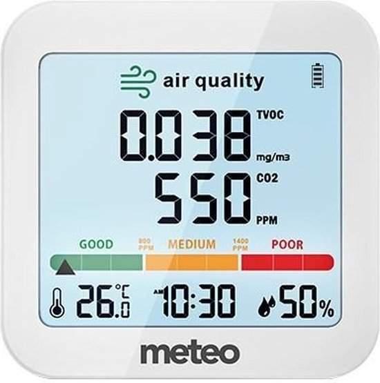 Bresser Meteo Tuya Smart Thermometer And Hygrometer White