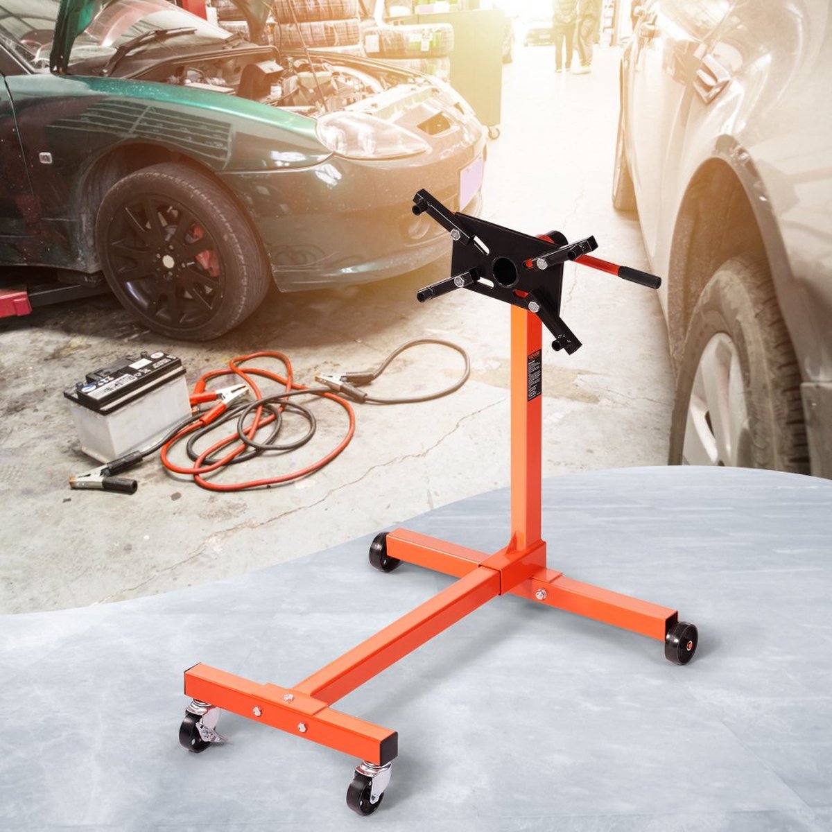 MaxAwe 1 paar ronde U-motorstandaard, achterstandaard
