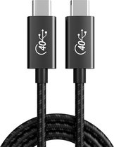USB-C naar USB-C Thunderbolt 4 adapter kabel - 40 Gbps - 8K - 2 meter - Zwart - Provium