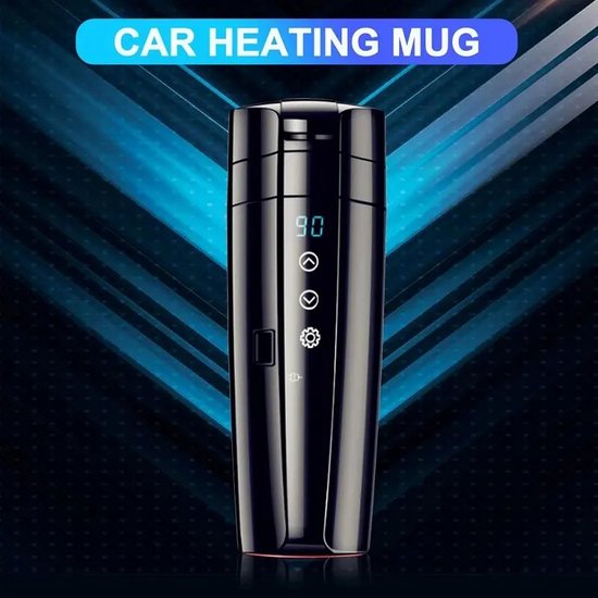 Voiture bouilloire électrique chauffage tasse Portable en acier inoxydable  allume-cigare voiture bouilloire tasse électrique voyage Thermos