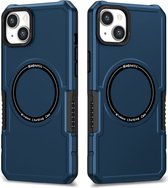 Hoesje Geschikt voor Apple iPhone 15 | Compatibel met MagSafe | Back Cover met Magneet | Shockproof | Blauw