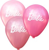 Barbie ballonnen helium licht roze/ fuchsia (15 stuks)