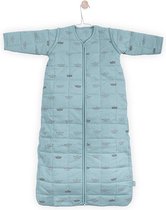 Jollein Little boats Padded Babyslaapzak - met afritsbare mouw - 90cm stone green