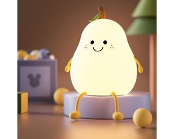 Happy Pear Light - Kinder Kamer Lamp - USB Oplaadbaar - Draadloos Nachtlamp - Kindvriendelijk