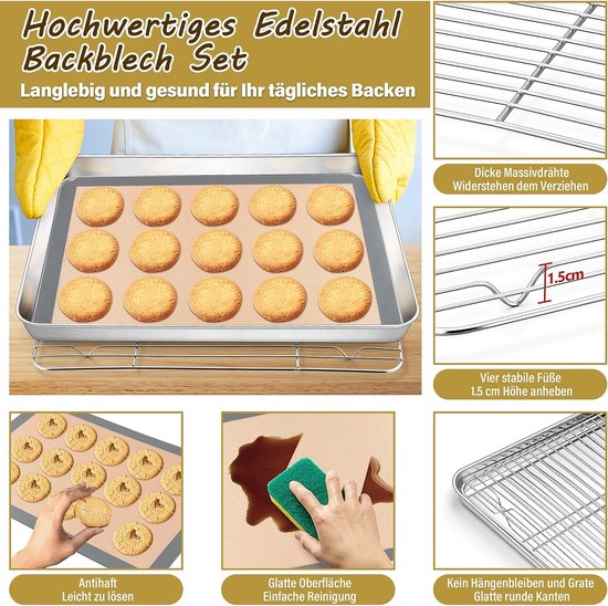 Bakplaten & Bakroosters voor de Horeca