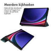 iMoshion Tablet Hoes Geschikt voor Samsung Galaxy Tab S9 Plus - iMoshion Trifold Bookcase - Donkergroen