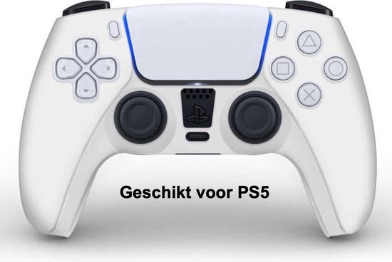 CHPN - Boîtier manette - Convient pour PS5 - Wit - Skin pour manette  Playstation 5 
