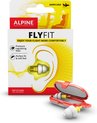 Alpine FlyFit - Bouchons d'oreilles pour avion - Régule la pression et réduit le bruit ambiant - SNR 17 dB - 1 paire - Blanc