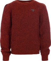 LOOXS Little 2331-7344-386 Meisjes Sweater/Vest - Maat 116 - Bruin van 60% acryl 35% NYLON 5% WOOL