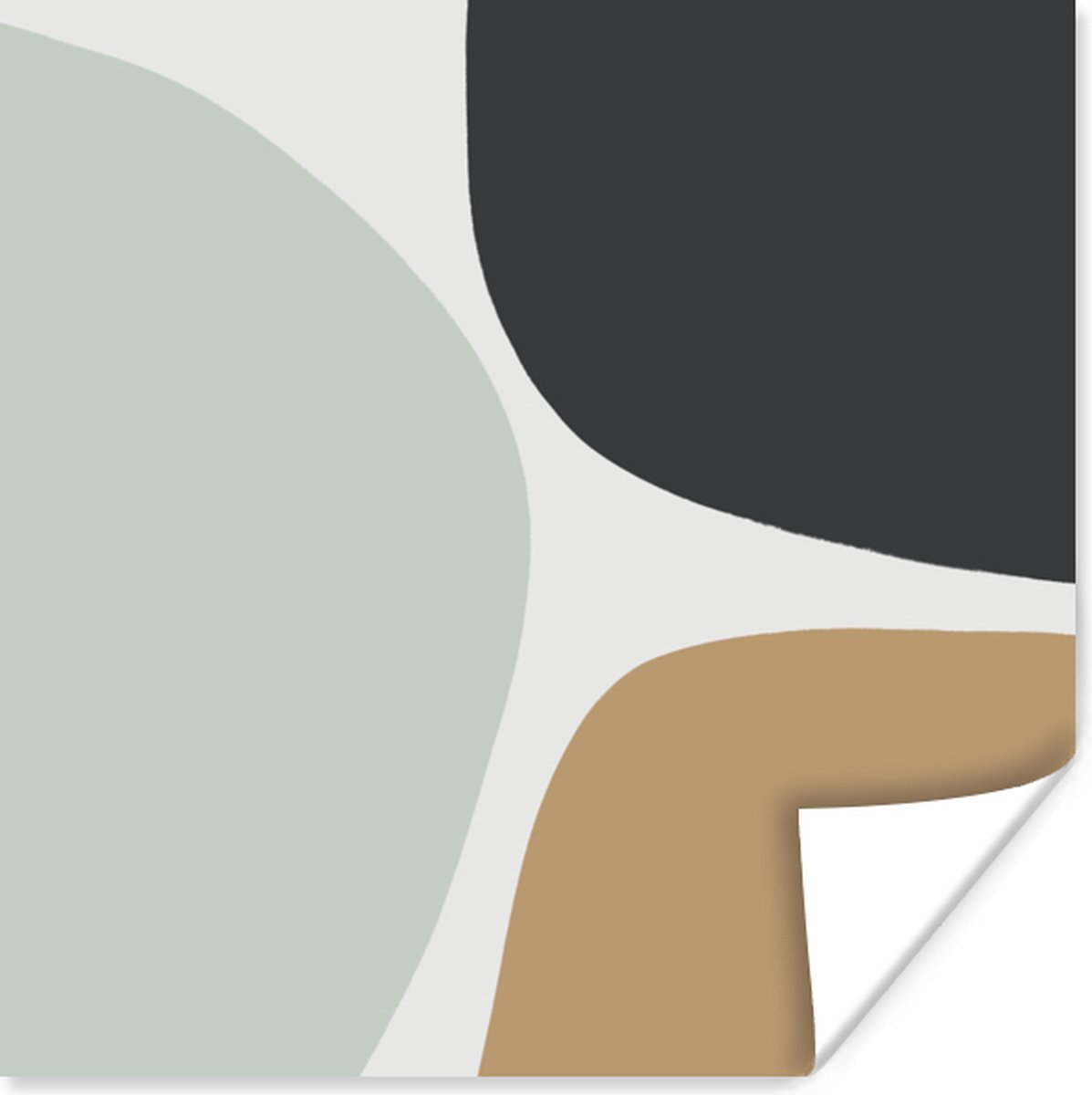 Poster Pastel - Minimalisme - Design - 50x50 cm