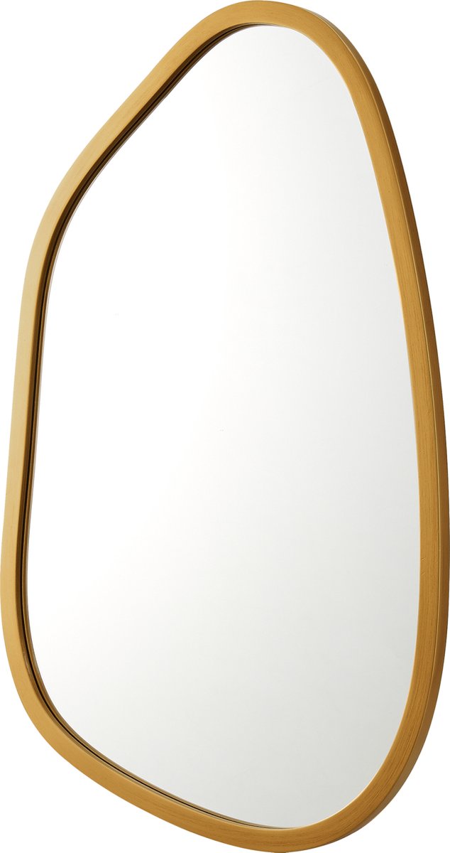 en.casa Spiegel Filiano hangend 80x58 cm goudkleurig