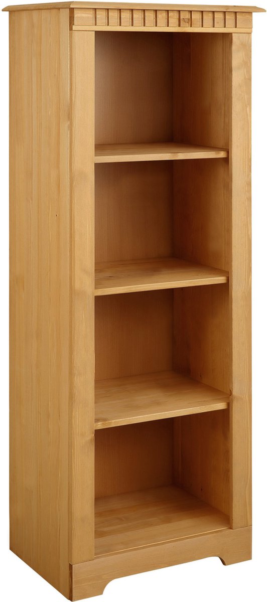 Notio Living Cubrix-Boekenkast Standregal 50x35x135 cm met 3 verstelbare planken Bruin