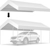 Carports vervangend dak Pe vervangend zeildoek paviljoendak autotent partytent tuintent 3x6m