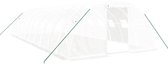 Bol.com vidaXL - Tuinkas - met - stalen - frame - 40 - m² - 10x4x2 - m - wit aanbieding