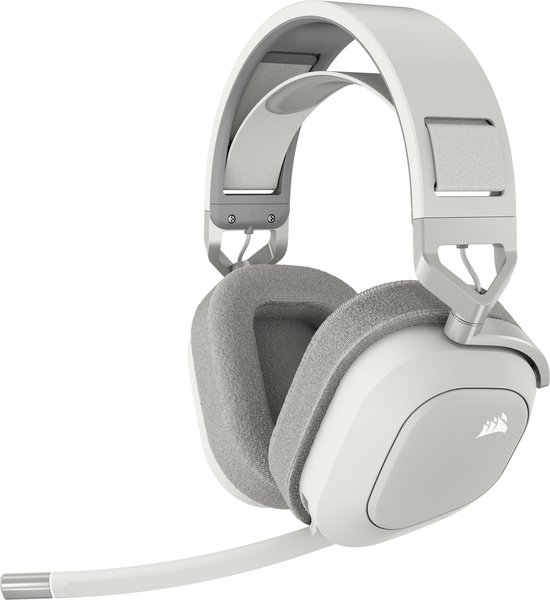 Corsair HS80 MAX Draadloze Headset Wit PC Mac PS5 PS4 bol