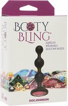 Doc Johnson - Booty Bling - Booty Bling - perles de silicone portables - rose