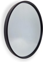 Indore Home - Ronde spiegel - Zwarte rand - Metaal - 40cm