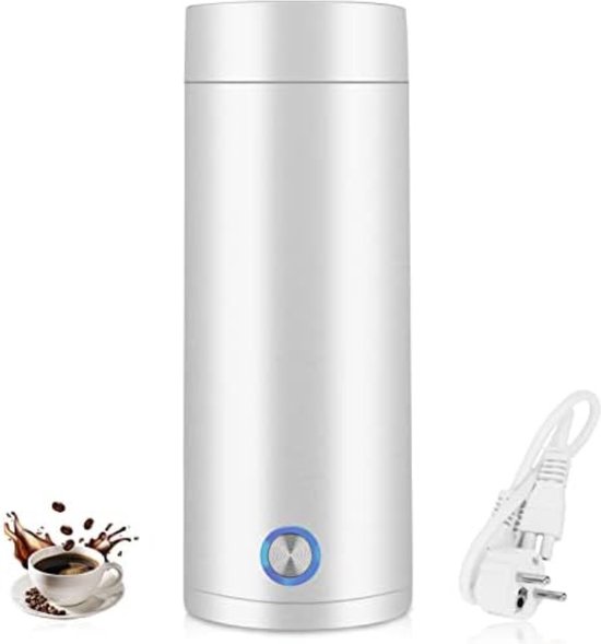 Elektrische mini-waterkoker, 0,8 l, reiswaterkoker, 5 minuten snel koken, waterkoker van