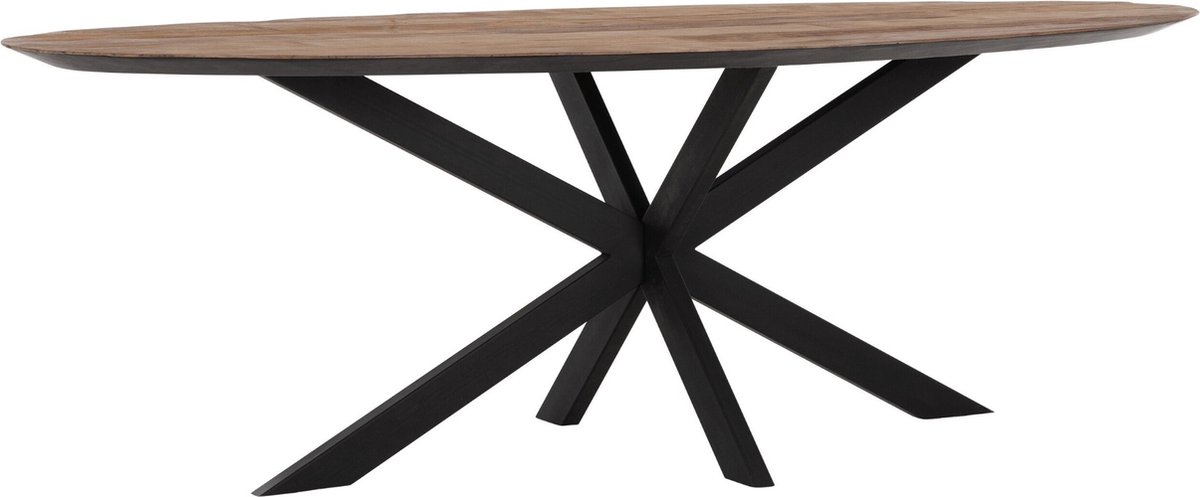 DTP Home Timeless Shape eettafel ovaal teakhout naturel - 240 x 110 x 78 cm