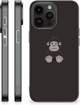 Trendy Telefoonhoesjes Geschikt voor iPhone 15 Pro Max GSM Hoesje met Zwarte rand Gorilla