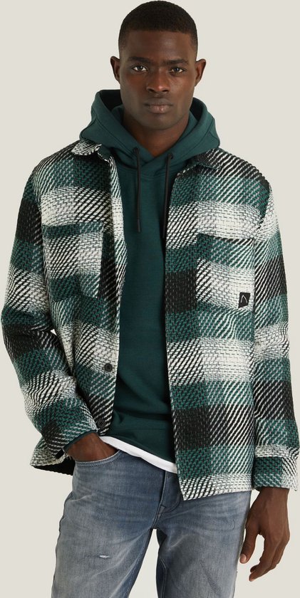 Chasin' Overhemd overhemd Modus Diamond Donkergroen Maat M