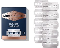 King C. Gillette Double Edge Safety Razor - 10 Navulmesjes