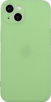 Mobigear Hoesje geschikt voor Apple iPhone 15 Plus Telefoonhoesje Flexibel TPU | Mobigear Colors Backcover | iPhone 15 Plus Case | Back Cover - Groen