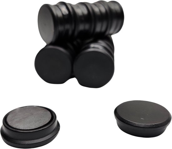 30 stuks whiteboard magneten zwart magneet set voor professioneel gebruik memo magneet - Lowbudget tools