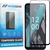 Mobigear Screenprotector geschikt voor Nokia C22 Glazen | Mobigear Screenprotector - Case Friendly - Zwart