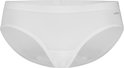 Witte Ten Cate bikini slip met een naadloze tailleband en subtiel merklogo aan de zijkant.