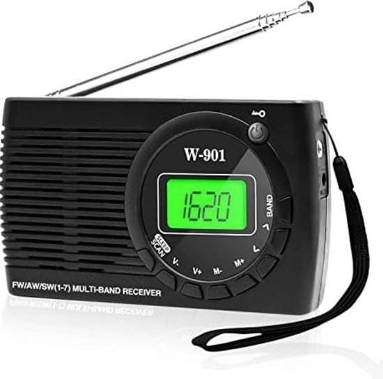 Trevi RC 80D4 DAB Klokradio - DAB/DAB - Zwart - Wekker