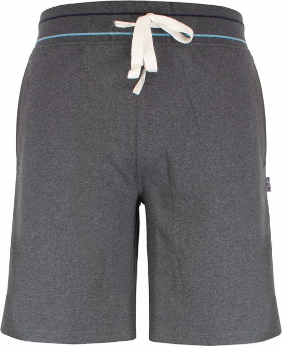 MESHH1301B Pantalon de survêtement court homme MEQ - 60% coton recyclé - Grijs Mélange. - Tailles : 3XL