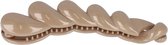 Haarspeld Bananenklem Druppel Fantasie Vorm 11,5cm Grijs Taupe Haarklem Haarclip Haar Klem Hair Clip