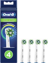 6x Oral-B Opzetborstels CrossAction Wit 4 stuks