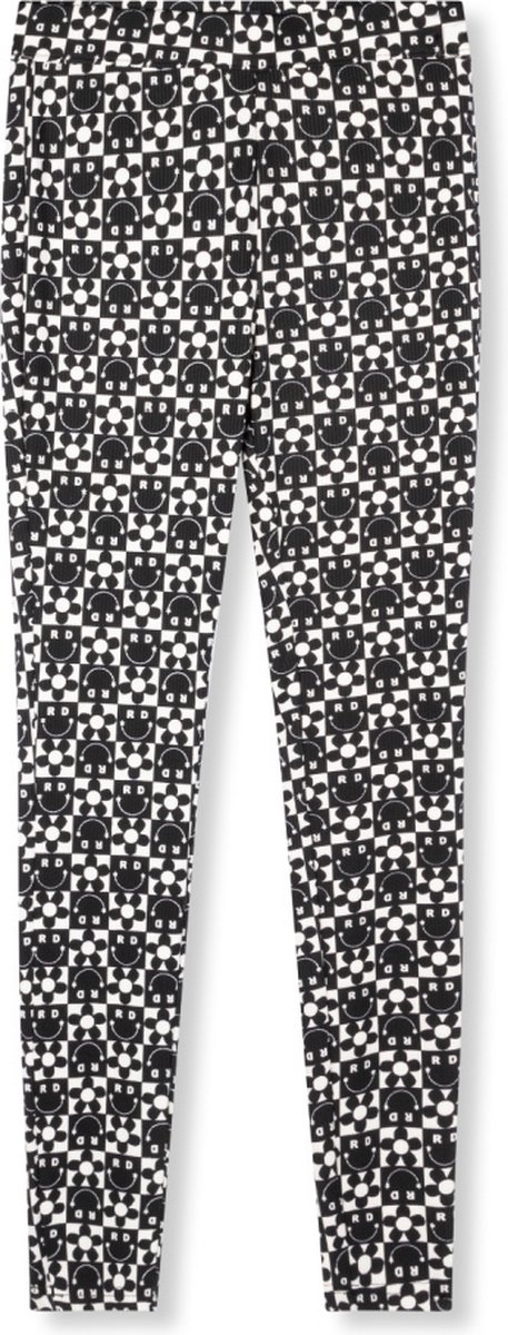 Refined Department - Smiley Legging ANNA - Black White - maat XL