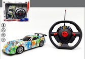 HOT RACING - Radiografisch bestuurbare auto - RC AUTO - speelgoed auto - licht gevend koplampen - 1:20