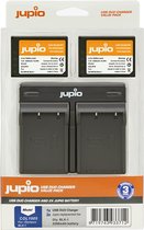 Jupio Value Pack: 2x Battery BLX-1 / BLX1 2280mAh + USB Dual Charger