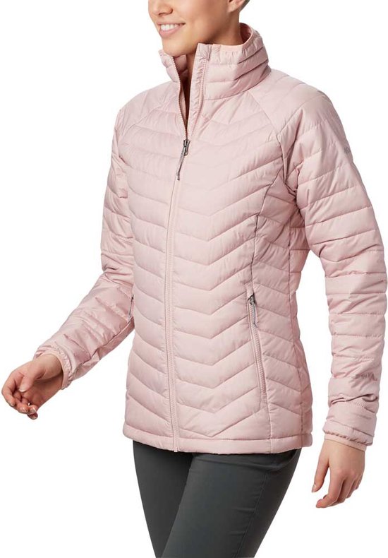 Jas Columbia Girls Powder Lite II Hooded Jacket Chalk Dark Stone Jas Columbia Girls Powder Lite II Hooded Jacket Chalk Dark Stone